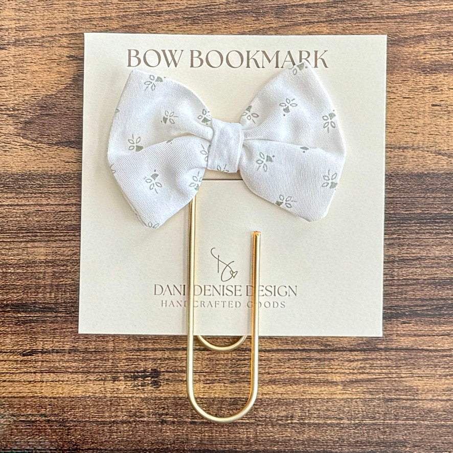 Fabic Bow Bookmark