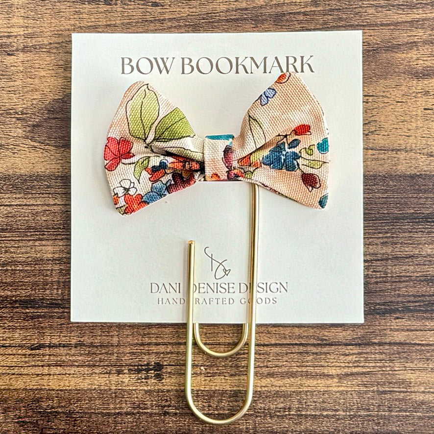 Fabic Bow Bookmark