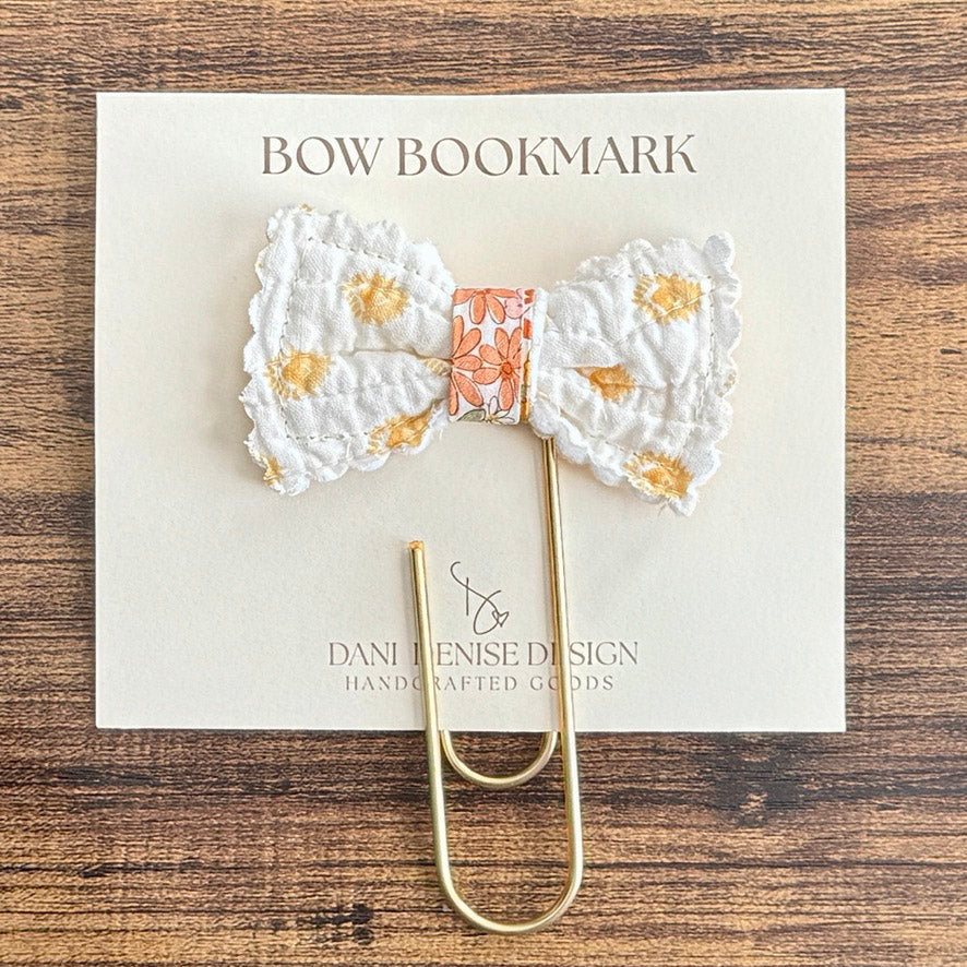 Fabic Bow Bookmark
