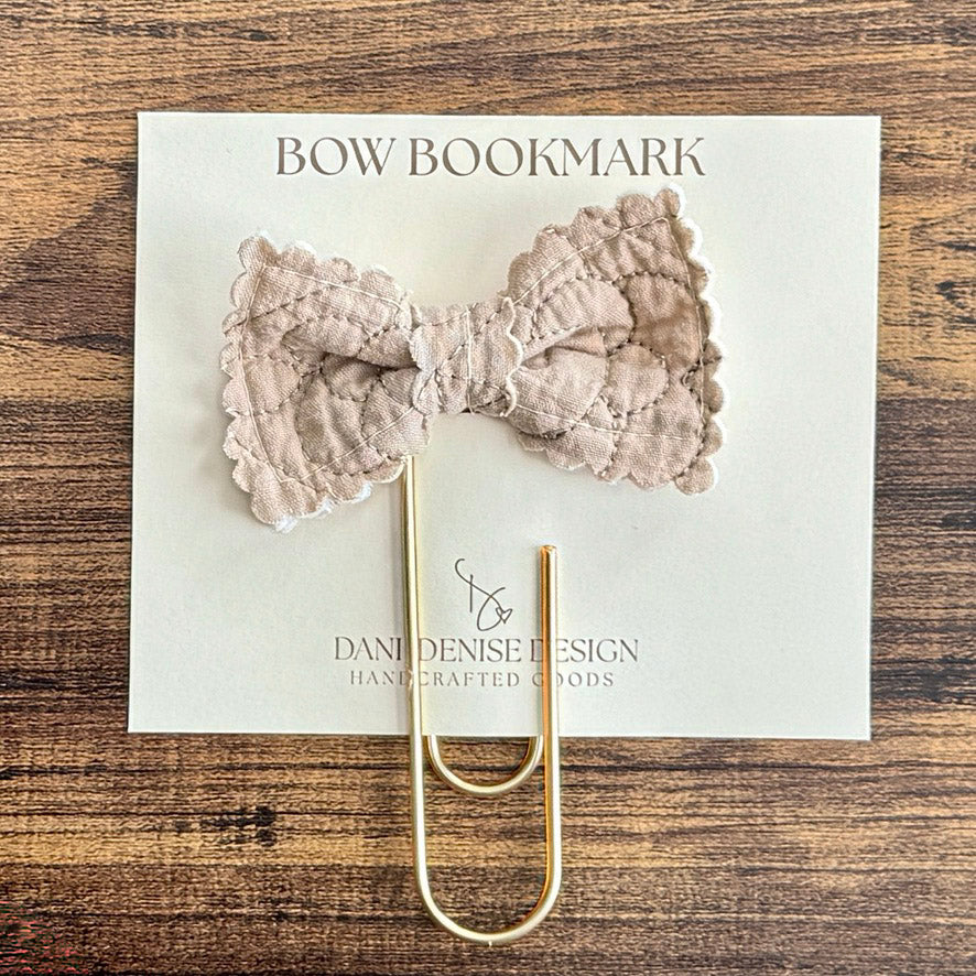 Fabic Bow Bookmark