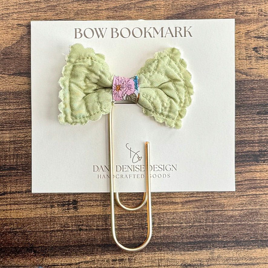Fabic Bow Bookmark