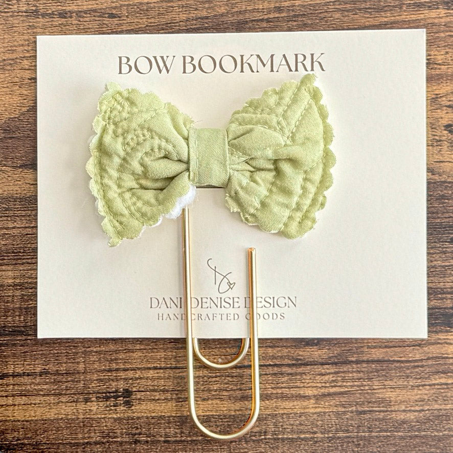 Fabic Bow Bookmark