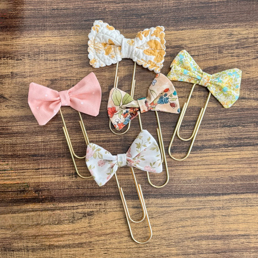 Fabic Bow Bookmark