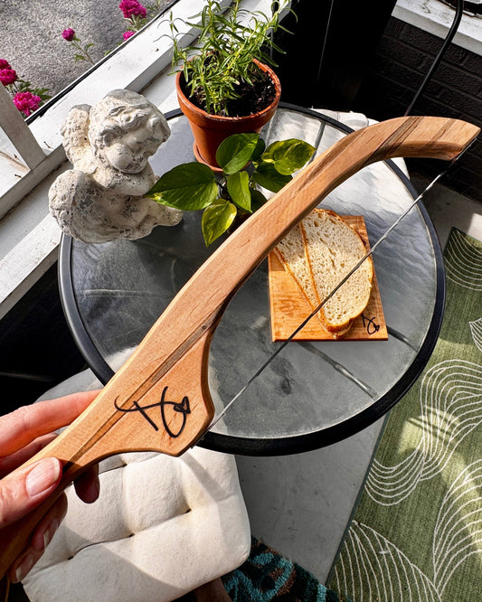 Maple handle sourdough bread knife 